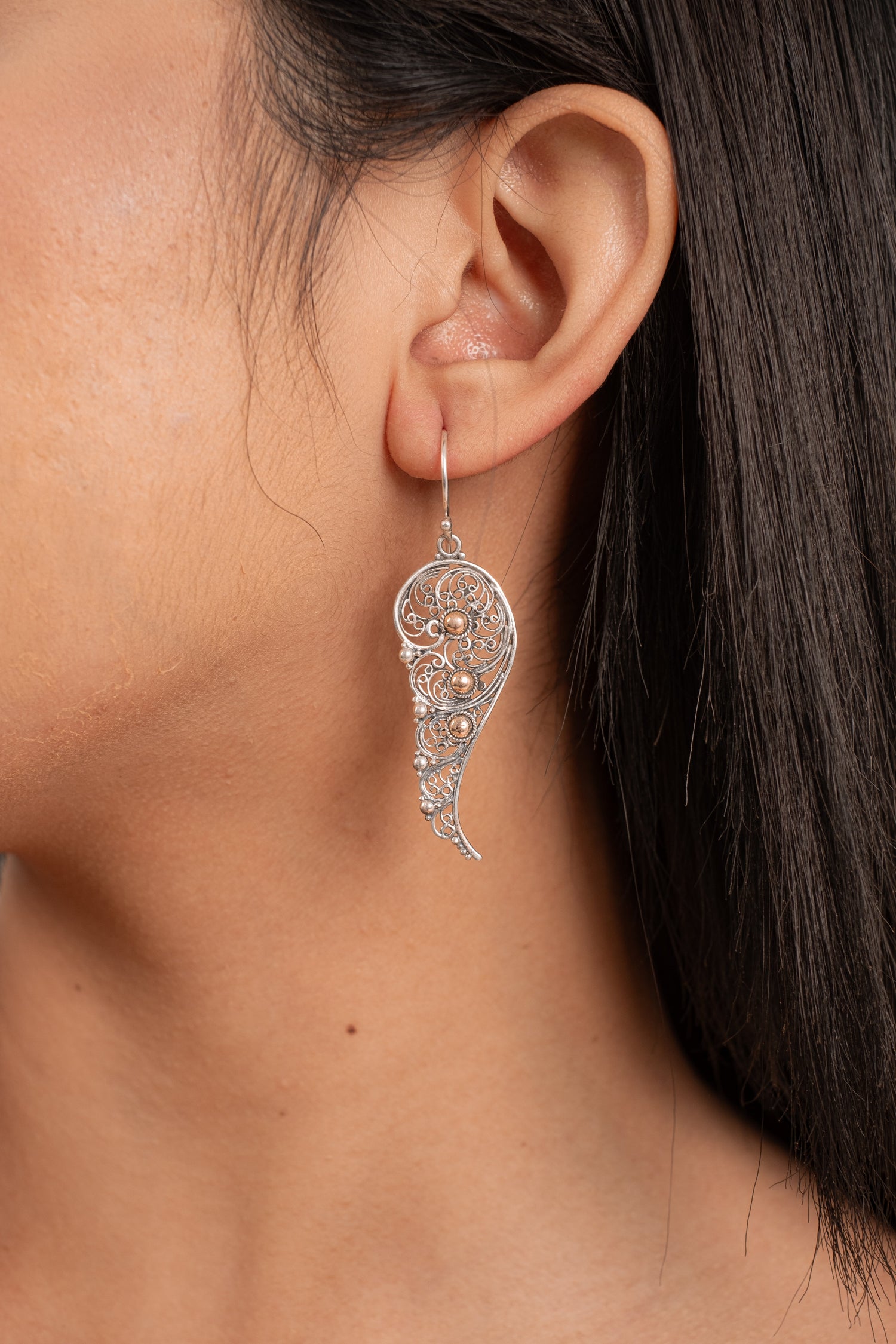 Bali 925 Silver Earrings Craft