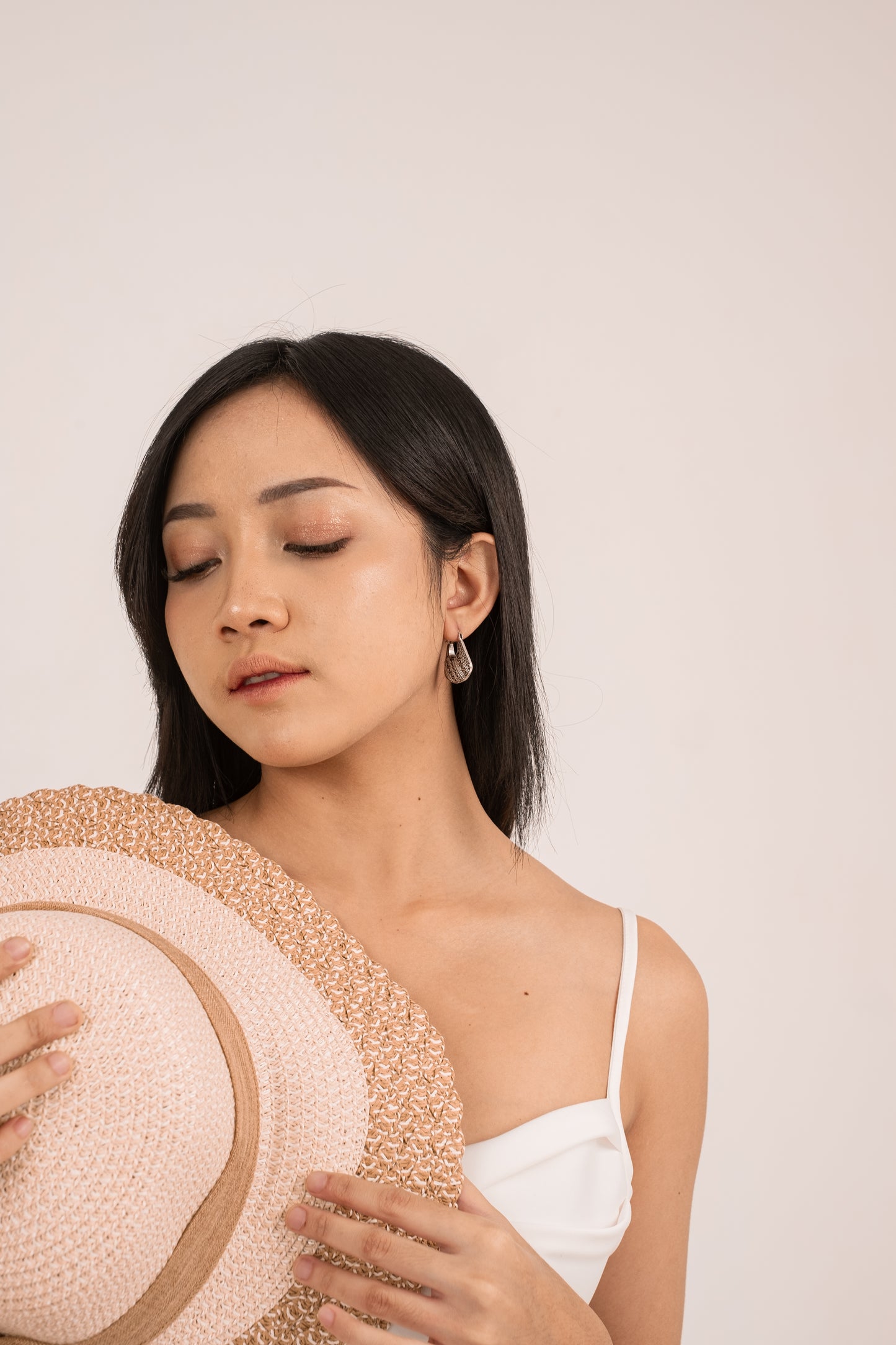 Jegeg - Bali Silver Hoop Earrings